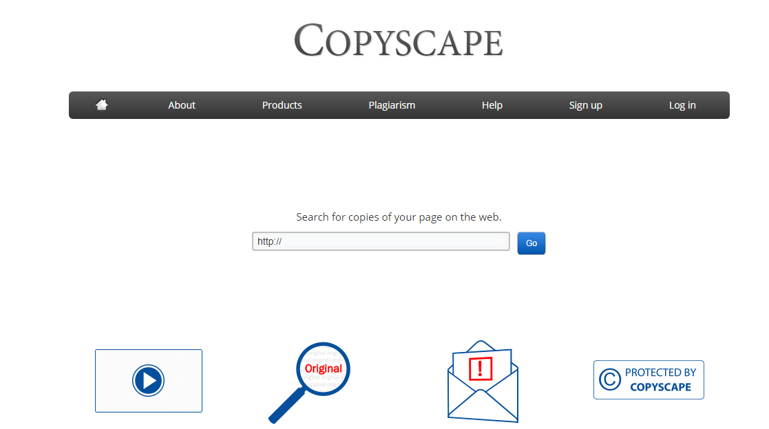 Copyscape hỗ trợ kiểm tra trùng lặp ngoài trang