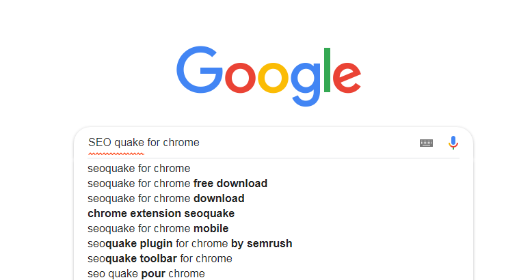 Tìm kiếm seo quake